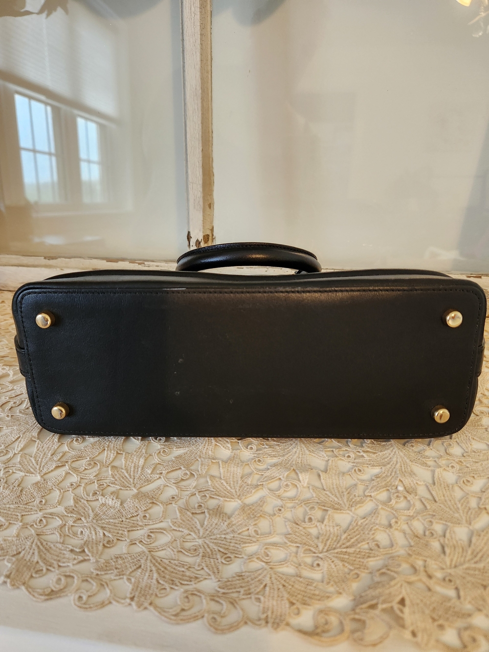 Coach Black Signature Dome Satchel F27597 LIKE NEW - Picture 10 of 10